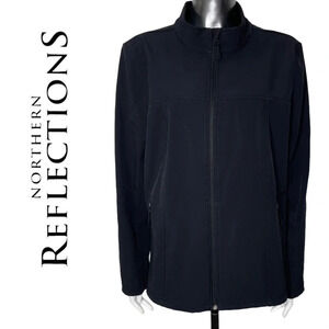 🛍️3/$40 Northern Reflections  Jacket Lightweight Jacket Black XL